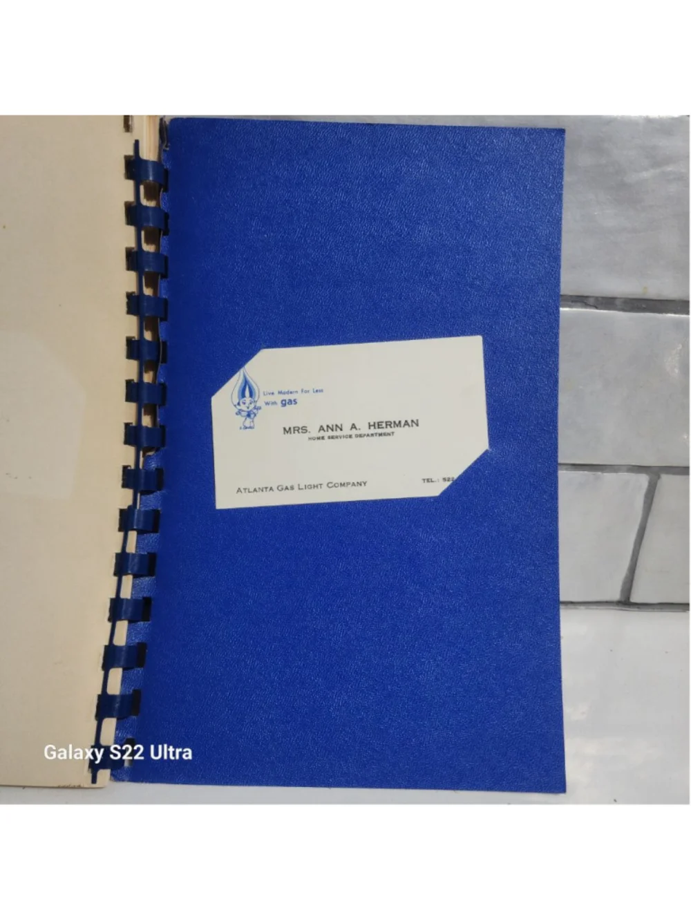 Advertising Cookbook, Atlanta Gas Light Cookbook